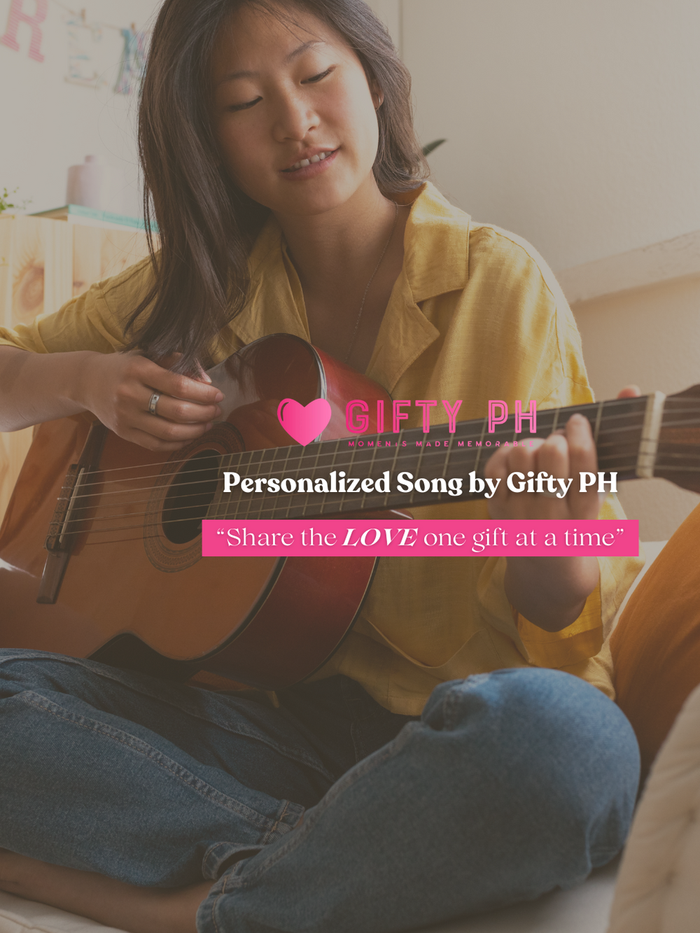 Personalized original song gift by Gifty PH — custom music for birthdays, weddings, and anniversaries